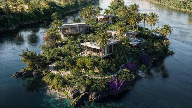 ڤيلا متشطبة وسط جزيرة في النيل بسعر شقة في الزمالك