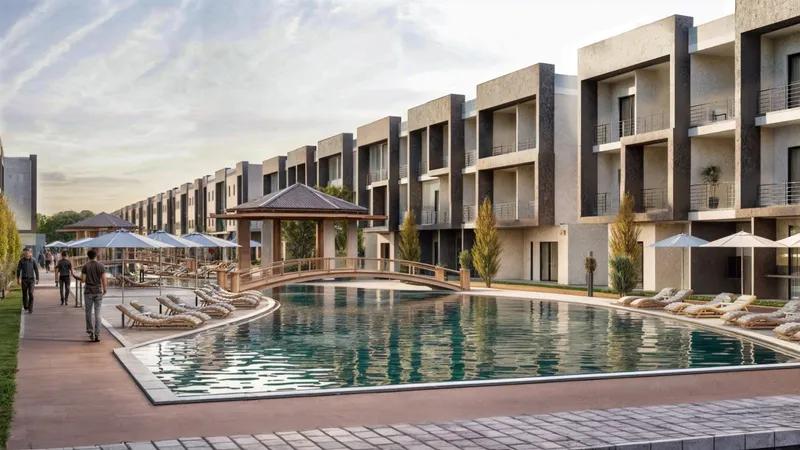 استوديو 50 م فيو بول منتجع فينيسيا بالغردقة