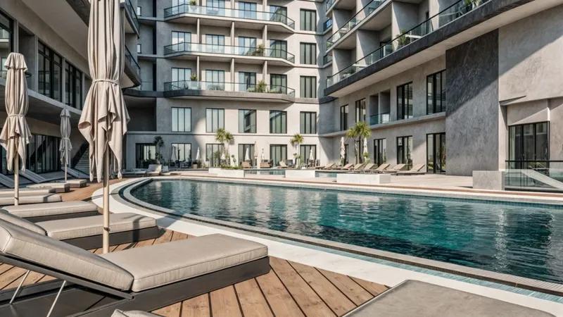 Two-bedroom apartment for sale in Hurghada - pool view