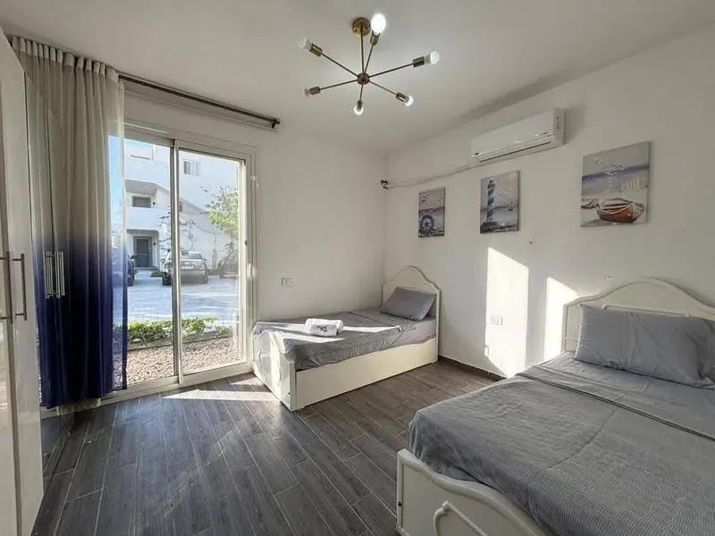 شالية بجاردن دبل ڤيو البحر والابراج تشطيب_كامل✨