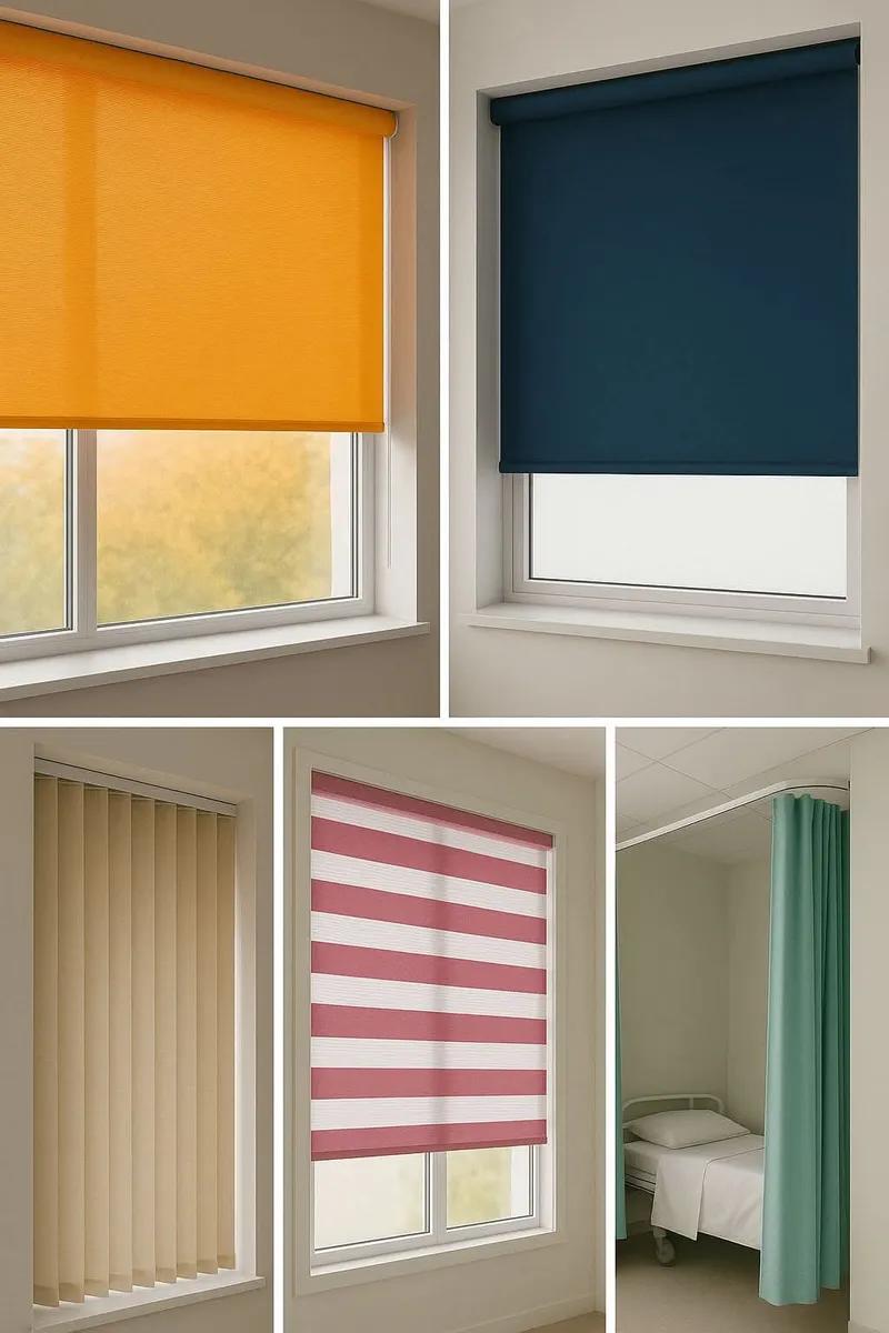 مختلف أنواع الستائر من المصنع للعميل