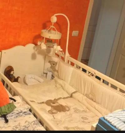 سرير اطفال خشب زان في سموحة, الإسكندرية - 6,000 EGP