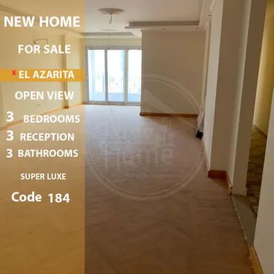 شقة للإيجار 179 م الأزاريطة