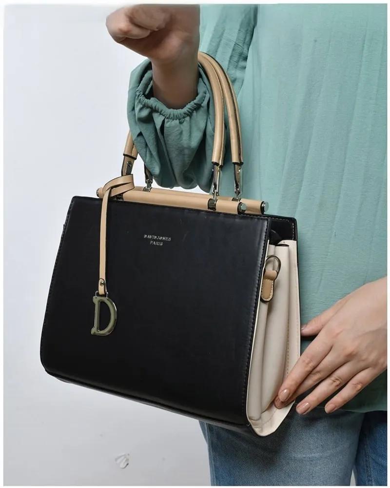 شنطة يد للنساء جلد دلاية حرف D