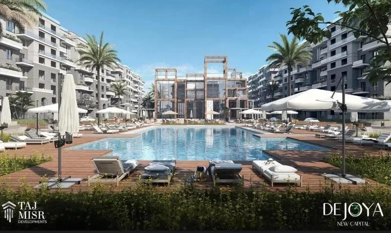 شقة للبيع ف كمبوند ديجويا تاج مصر 170م بمقدم 5% و اقساط علي 10 سنين