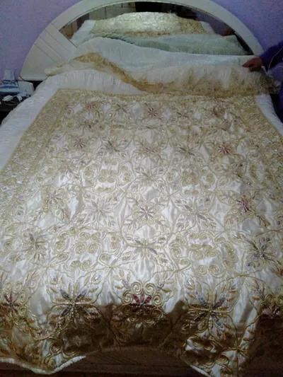 مفرش سرير مطرز دهبى ترمى مستورد للبيع جديد لم يستخدم في وسط القاهرة, القاهرة - 2,000 EGP