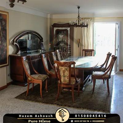 شقة مفروشة للايجار 180 م- الازاريطة -خطوات من كلية الطب