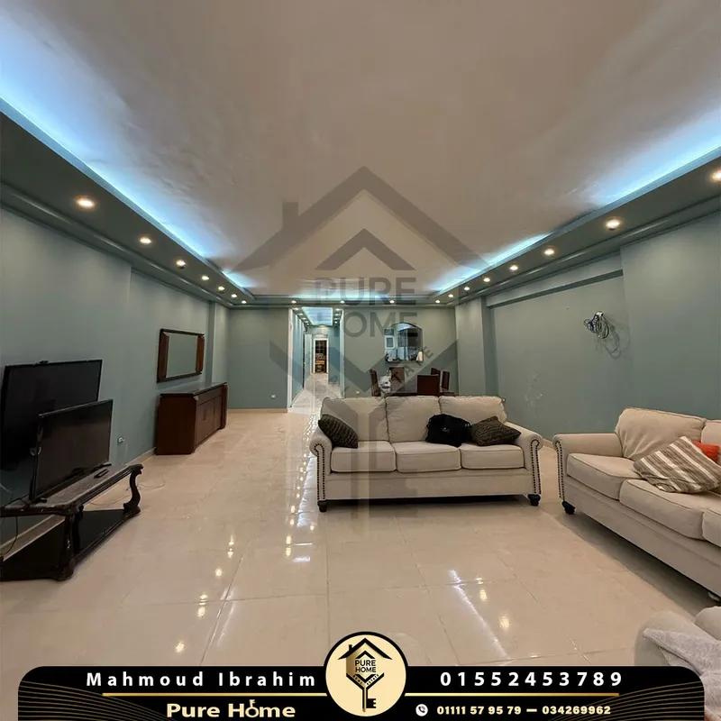 شقة للبيع 210 م سيدى جابر طريق الجيش