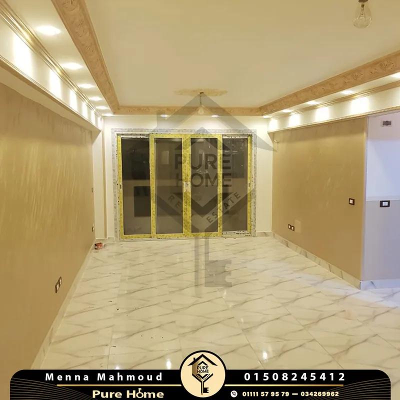 شقة للبيع 143 م – سموحة –كومباوند حدائق السرايا