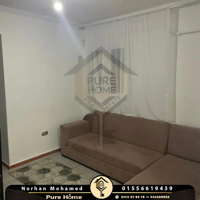 شقة للايجار المفروش 80 م زيزينيا – قريبة من شارع أبوقير