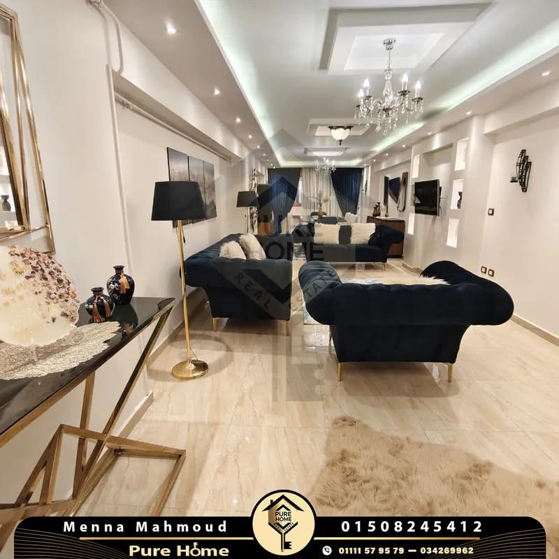 شقة للبيع 165 م - فلمنج - خطوات من شارع ابوقير