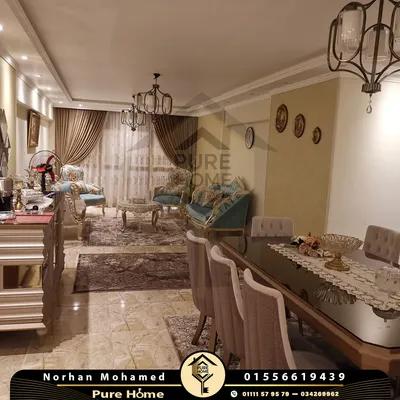 شقة للايجار 185 م سموحة