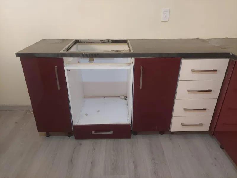 وحدة مطبخ حرف L استعمال خفيف