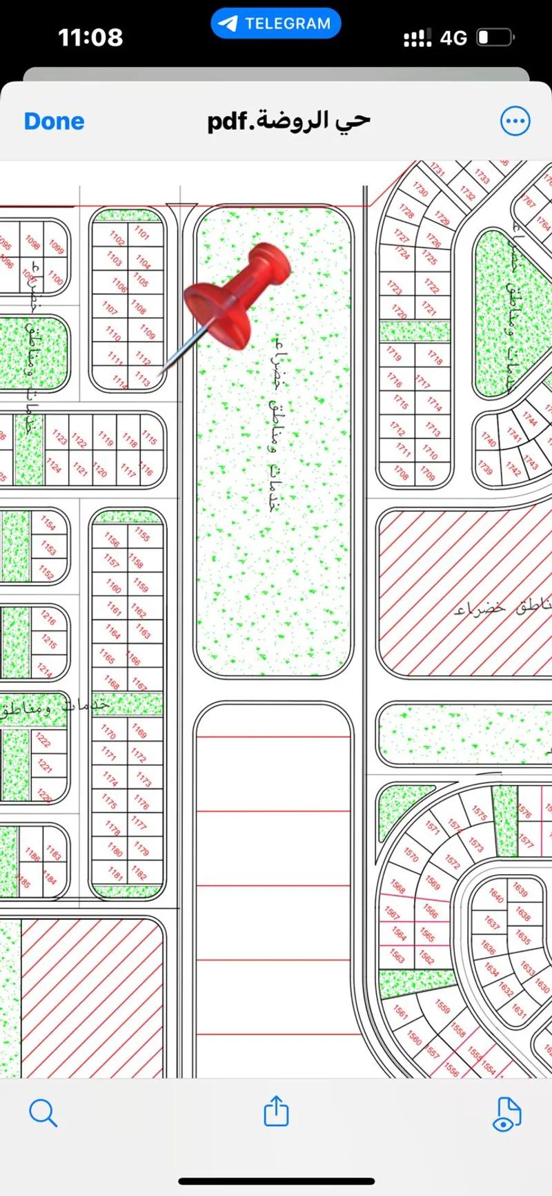 قطعه ارض في الروضه مدينه السادات