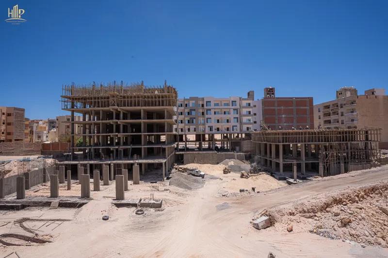 استوديو 55 متر يطل على حمام السباحة فى الهضبة