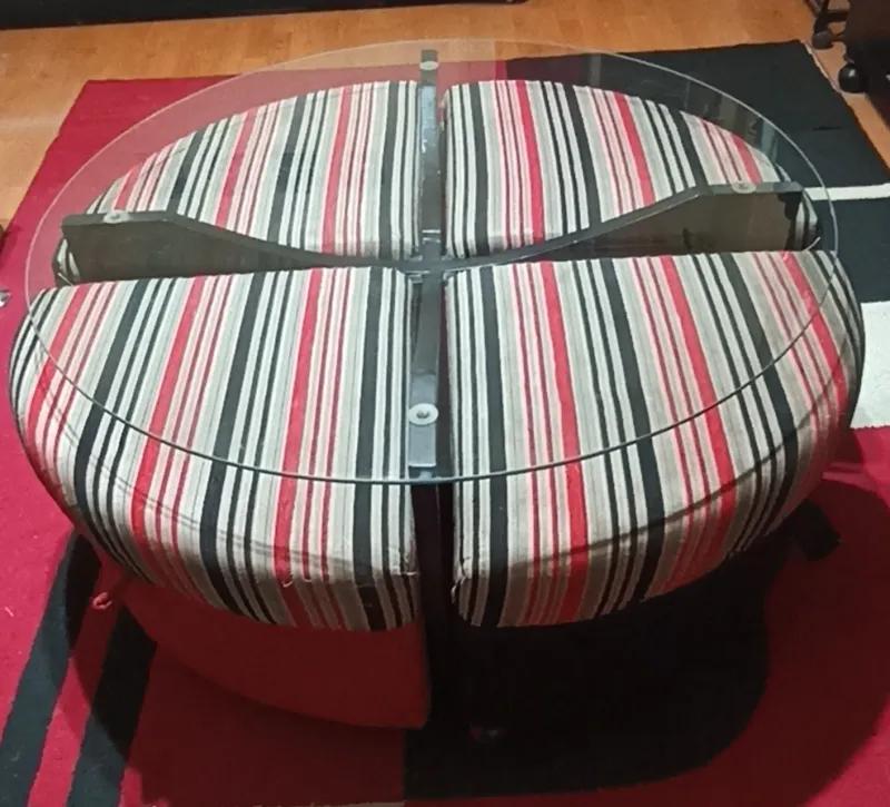 ترابيزة مستديرة بالبفات