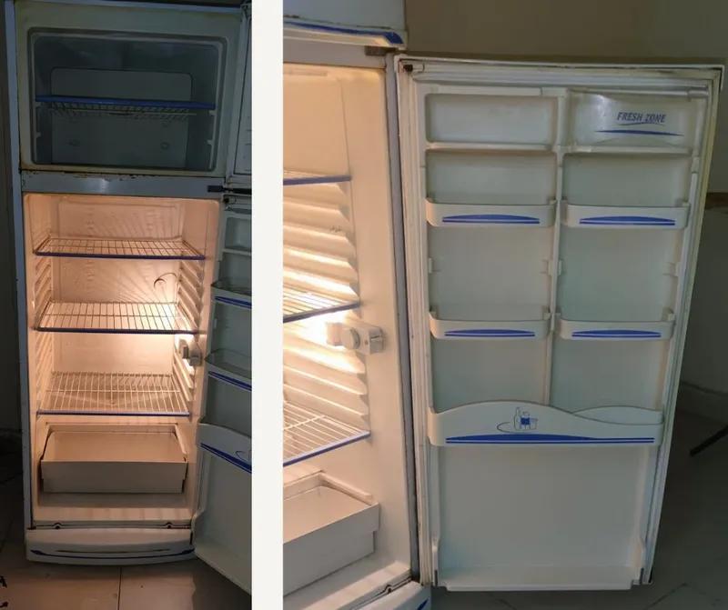 ثلاجة إيديال زانوسي 12 قدم بحالة ممتازة