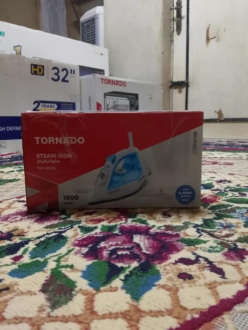 مكواة بخار 1800 وات تورنيدو ( جديدة )