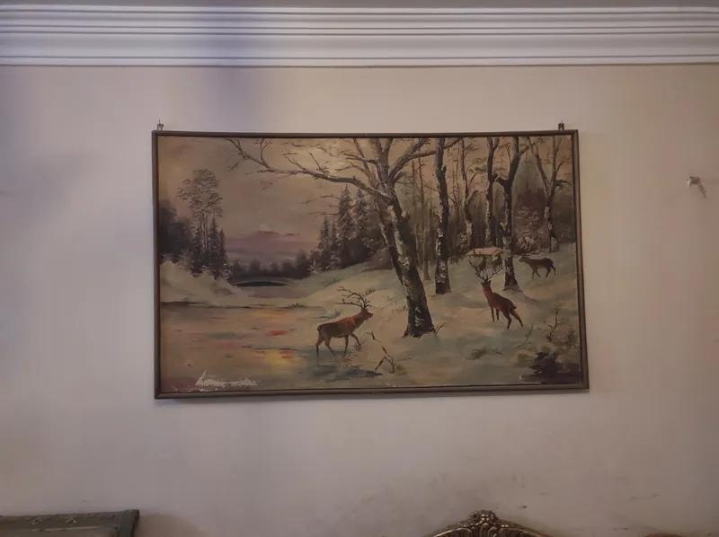 عدد 2 لوحة فنية بمنظر طبيعي – بإطار زان فاخر