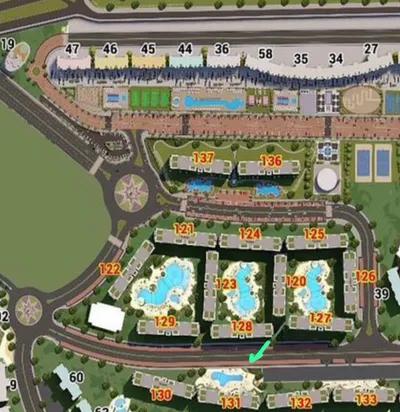 شاليه للبيع في بورتو جولف مارينا