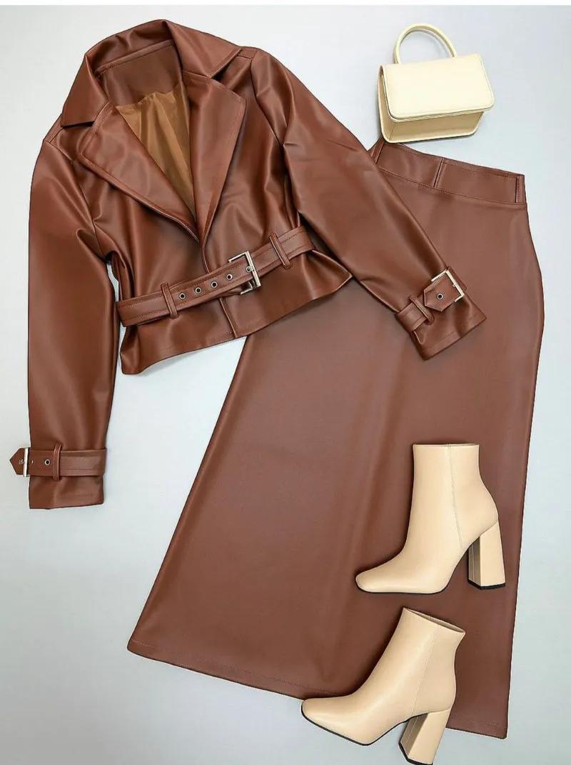 جيبه جلد والبلاوز جلد سيجار مستورد عالي الجودة ♥️💥