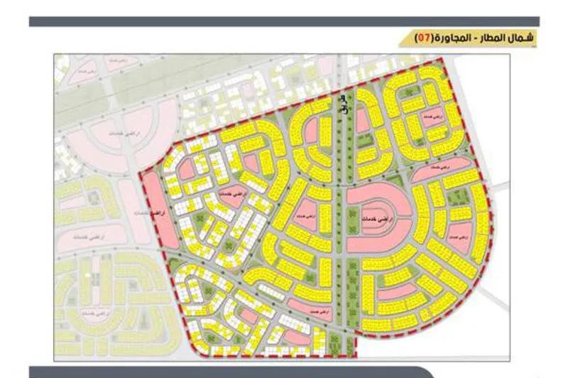 ارض للبيع في اكتوبر الجديدة شمال المطار
