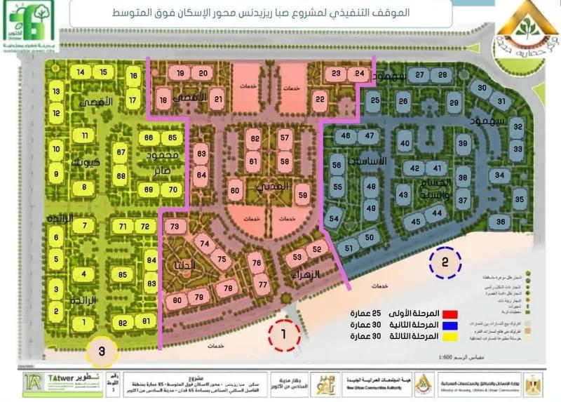 شقة للبيع في مدينة 6 اكتوبر كمبوند صبا اكتوبر