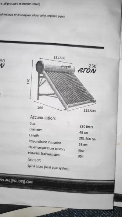 سخان مياه يعمل بالطاقه الشمسيه في قفط, قنا - 35,000 EGP