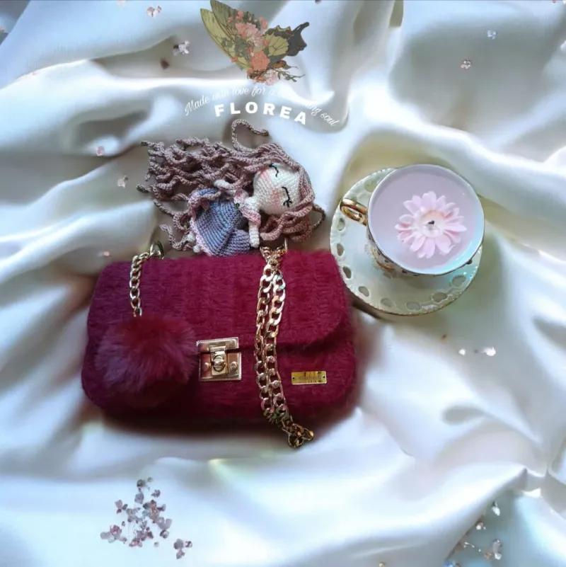 شنطه برجاندى هاند ميد 🥰