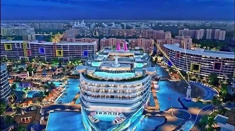 شاليه في بورتو جولف اطلنطس اولي مبني علي شكل سفينه في مصر